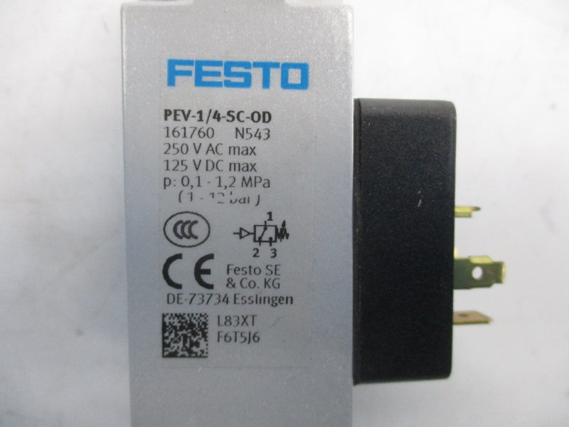 FESTO PEV-1/4-SC-OD 161760 250VAC NSNP