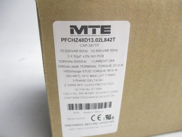 MTE PFCHZ48D13.02L842T CAP-347TP NSMP