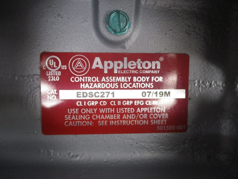 APPLETON EDSC271 NSNP