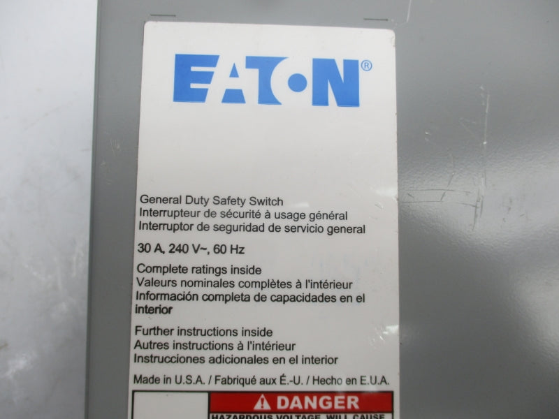 EATON DG221UGB SER. B 240V 30A UNMP