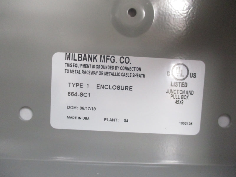 MILBANK 664-SC1 NSNP