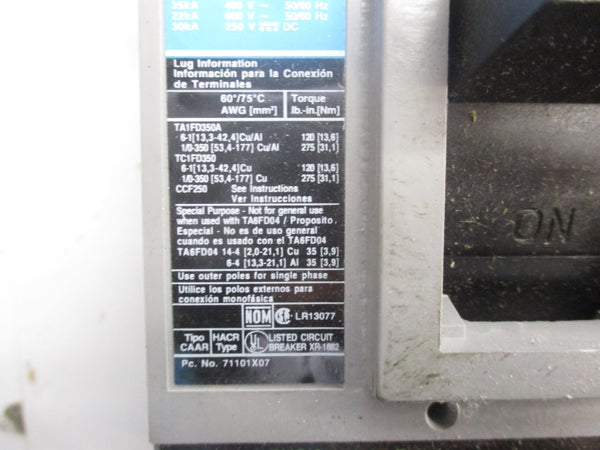 SIEMENS FXD63B175 SER. B 600V 175A NSNP