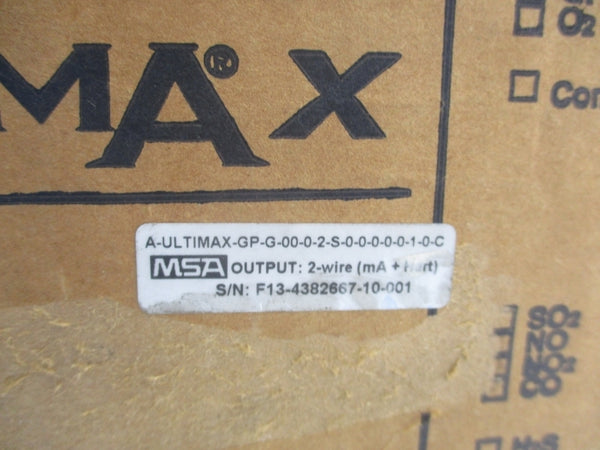 MSA A-ULTIMAX-GP-G-00-0-2-S-0-0-0-0-0-1-0-C (AS PICTURED) NSMP
