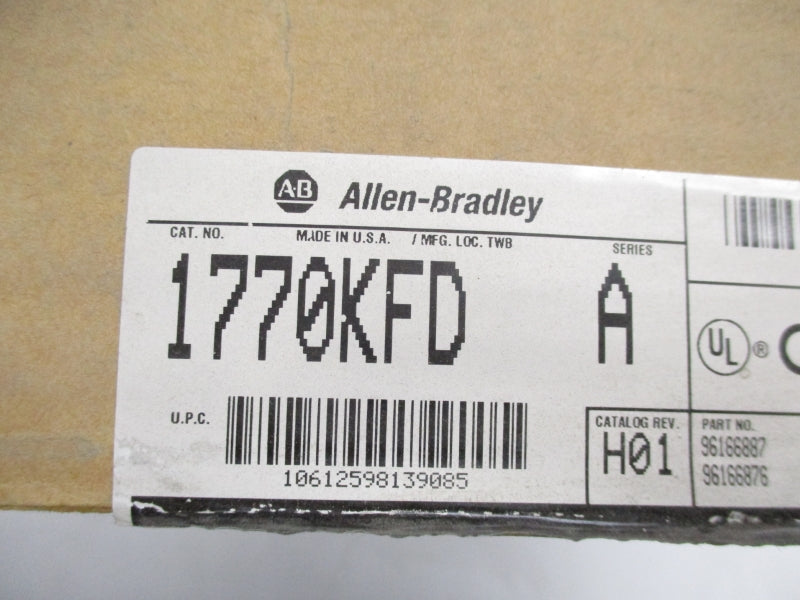 ALLEN BRADLEY 1770-KFD SER. A F/W. B01 REV. H01 24VDC 1A NSMP