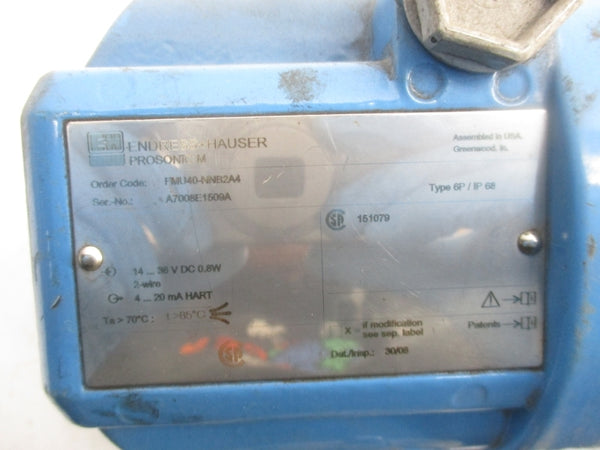 ENDRESS+HAUSER FMU40-NNB2A4 14-36VDC UNMP