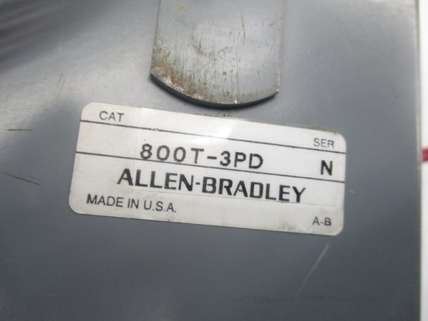 ALLEN BRADLEY 800T-3PD SER. N UNMP