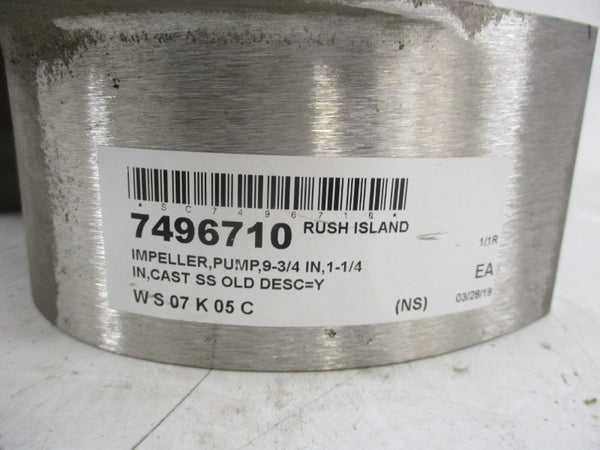 GORMAN RUPP CF8M 17070 9-3/4" 1-1/4" UNMP