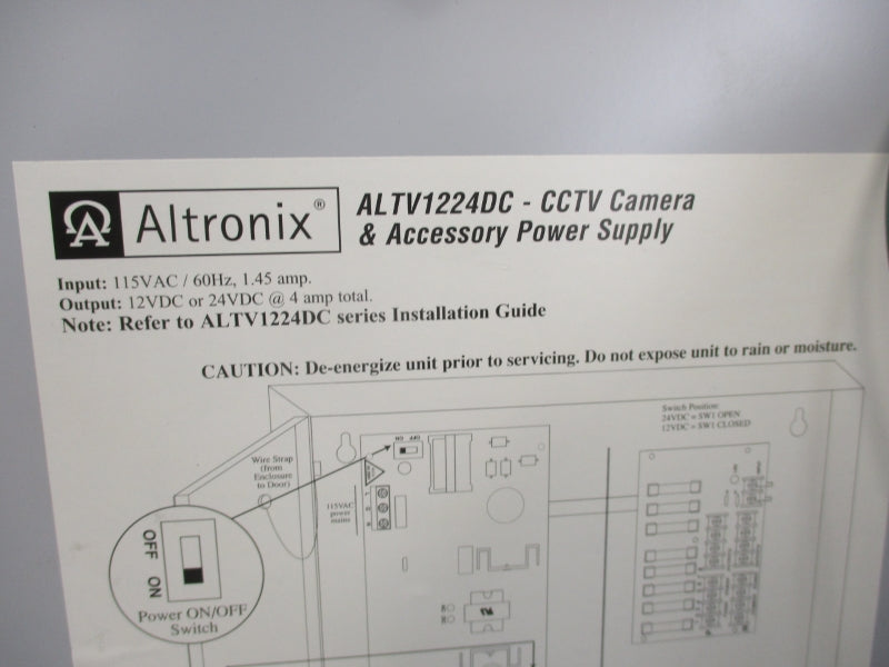 ALTRONIX ALTV1224DC UNMP