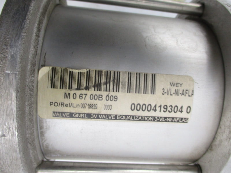 VALVE 3-VL-NI-AFLAS 0000419304 (AS PICTURED) UNMP