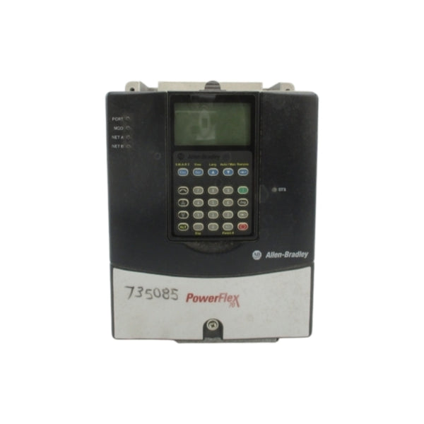 ALLEN BRADLEY 20AD5P0A3AYNANC0 SER. A F/W 5.001  432-528VAC 5.6A UNMP