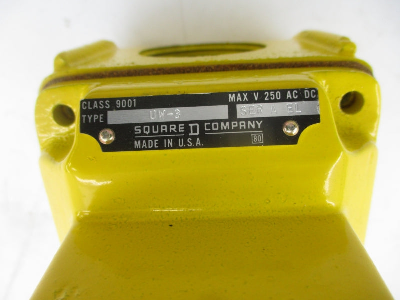 SQUARE D 9001UW-3 SER. A 250VDC NSNP
