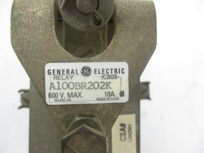 GENERAL ELECTRIC IC2820-A100BR202K 230/250VDC 10A NSNP