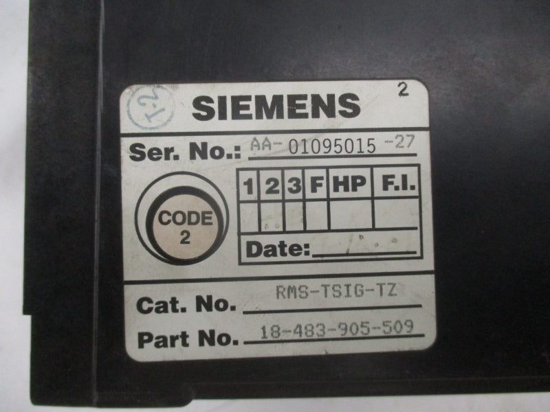 SIEMENS 18-483-905-509 RMS-TSIG-TZ NSNP
