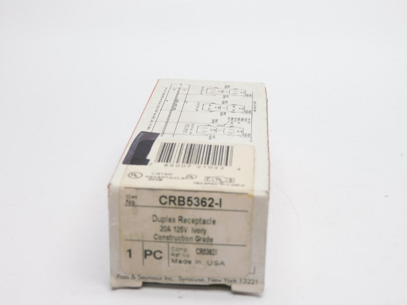 PASS&SEYMOUR LEGRAND CRB5362-I NSMP