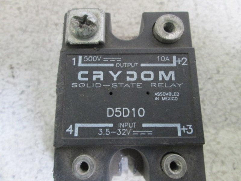 CRYDOM SOLID-STATE RELAY D5D10  UNMP