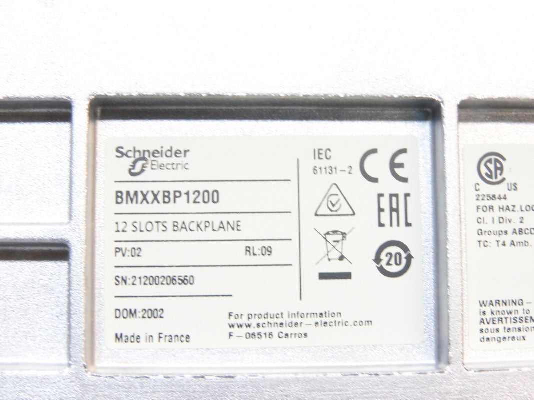 SCHNEIDER ELECTRIC BMXXBP1200 NSMP
