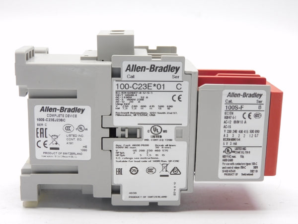ALLEN BRADLEY 100S-C23EJ23BC SER. C 24VDC 32A (BR/WH) NSMP