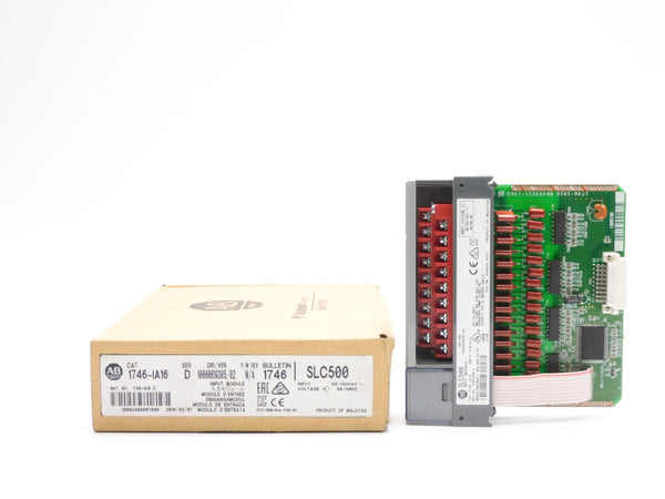 ALLEN BRADLEY 1746-IA16 SER. D 85-132VAC NSMP