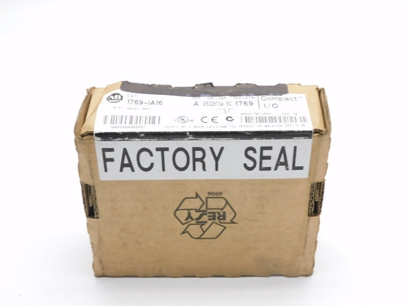 ALLEN BRADLEY 1769-IA16 SER. A 120VAC F/W 3.1 DATE: 2011 NSFS