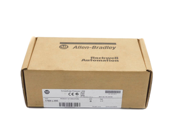 ALLEN BRADLEY 1769-L35E SER. B F/W 1.17 DATE: 2013 NSFS