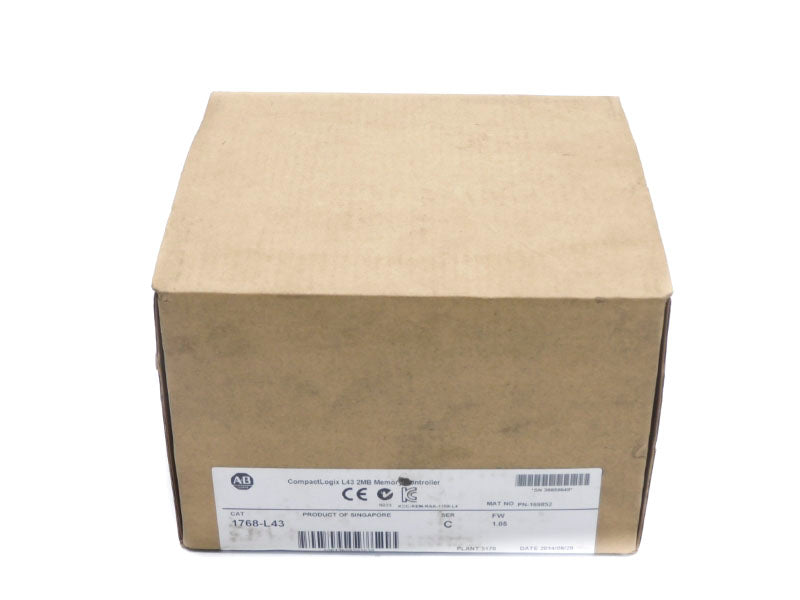 ALLEN BRADLEY 1768-L43 SER. C F/W 1.05 DATE: 2014 NSFS