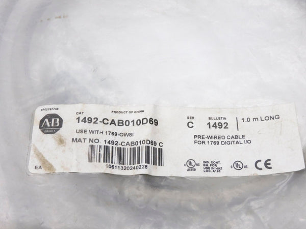 ALLEN BRADLEY 1492-CAB010D69 SER. C 1M NSMP