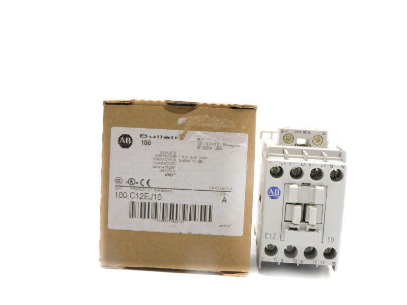 ALLEN BRADLEY 100-C12EJ10 SER. A 24VDC 32A (BR/WH) NSMP