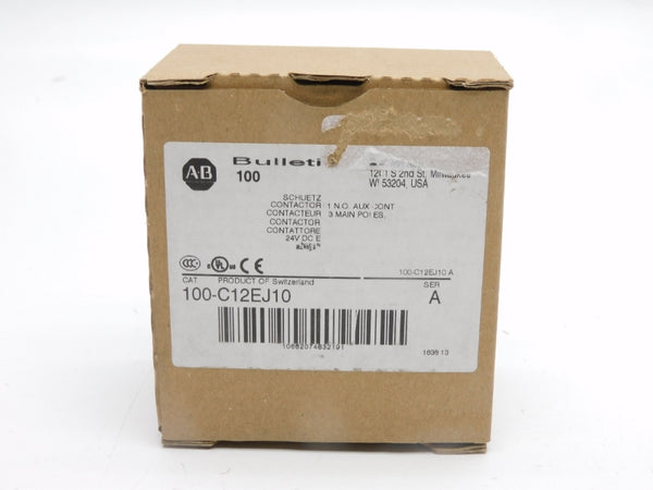 ALLEN BRADLEY 100-C12EJ10 SER. A 24VDC 32A (BR/WH) NSMP