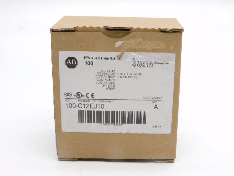 ALLEN BRADLEY 100-C12EJ10 SER. A 24VDC 32A (BR/WH) NSMP