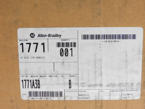 ALLEN BRADLEY 1771-A3B SER. B 5.25VDC 24A NSMP