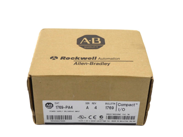 ALLEN BRADLEY 1769-PA4 SER. A 120/240VAC DATE: 2009 NSFS