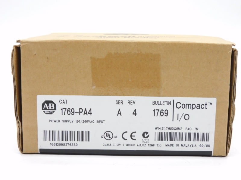 ALLEN BRADLEY 1769-PA4 SER. A 120/240VAC DATE: 2009 NSFS