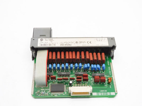 ALLEN BRADLEY 1746-IA16 SER. C 85-132VAC (NO DOOR) UNMP