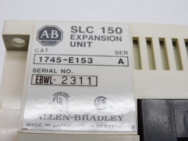 ALLEN BRADLEY 1745-E153 SER. A 10-250VAC 15A UNMP