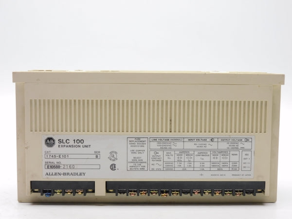 ALLEN BRADLEY 1745-E101 SER. B 120/240VAC 15A UNMP