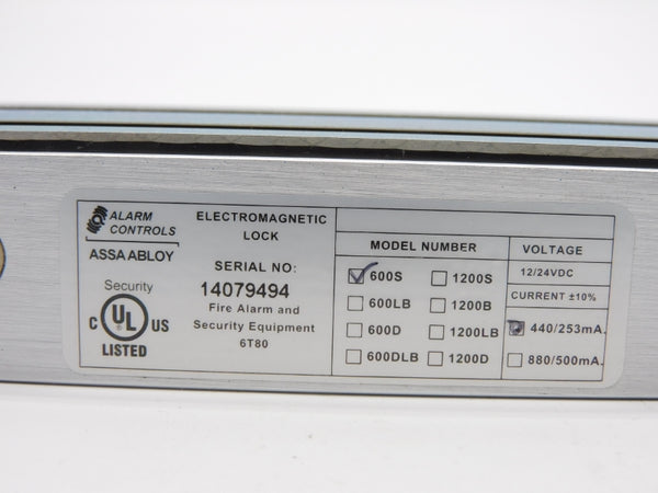 ALARM CONTROLS 600L 600S 12/24VDC NSMP