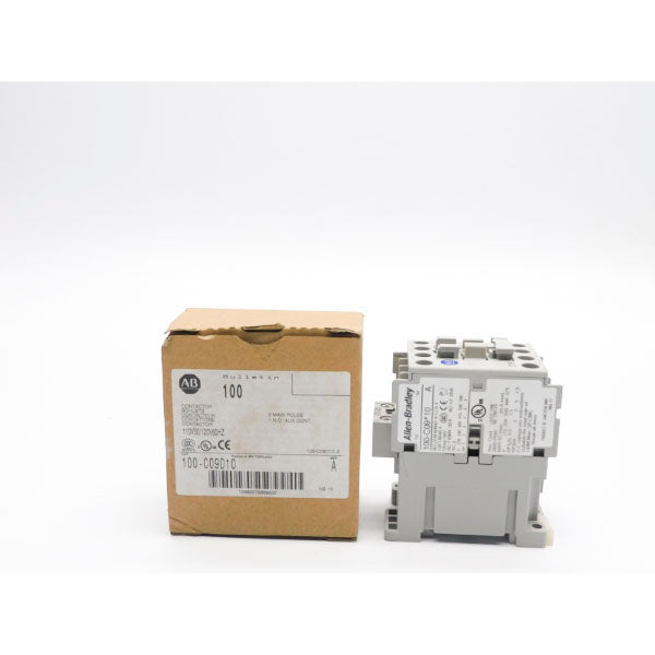ALLEN BRADLEY 100-C09D10 SER. A 110/120V 32A (AS PICTURED) (BR/WH) NSMP