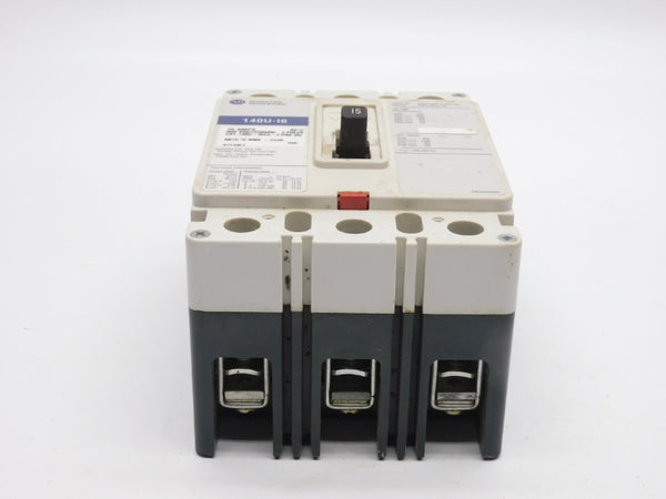 ALLEN BRADLEY 140U-I6C3-C15M SER. A 600VAC 15A UNMP