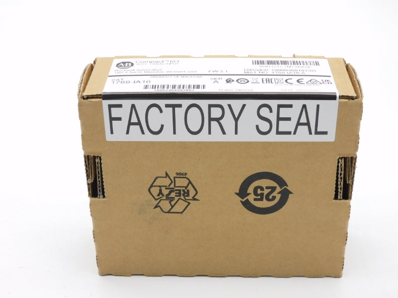 ALLEN BRADLEY 1769-IA16 SER. A F/W 3.1 120VAC DATE: 2022 NSFS