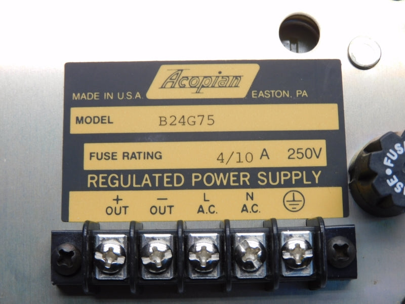 ACOPIAN B24G75 250V 4/10A NSMP