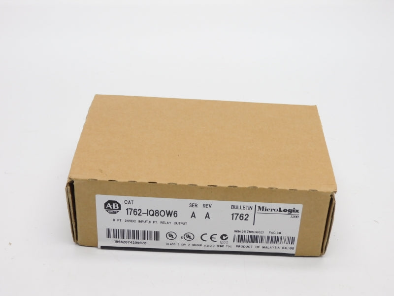 ALLEN BRADLEY 1762-IQ80W6 SER. A 24VDC DATE: 2008 NSFS