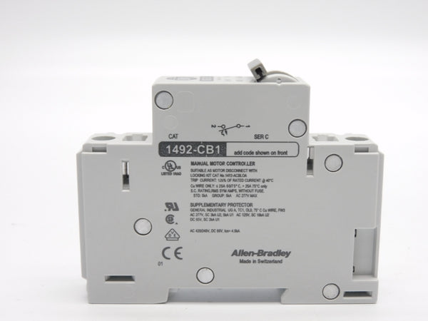 ALLEN BRADLEY 1492-CB1G050 SER. C 277VAC 5A (WH) NSMP