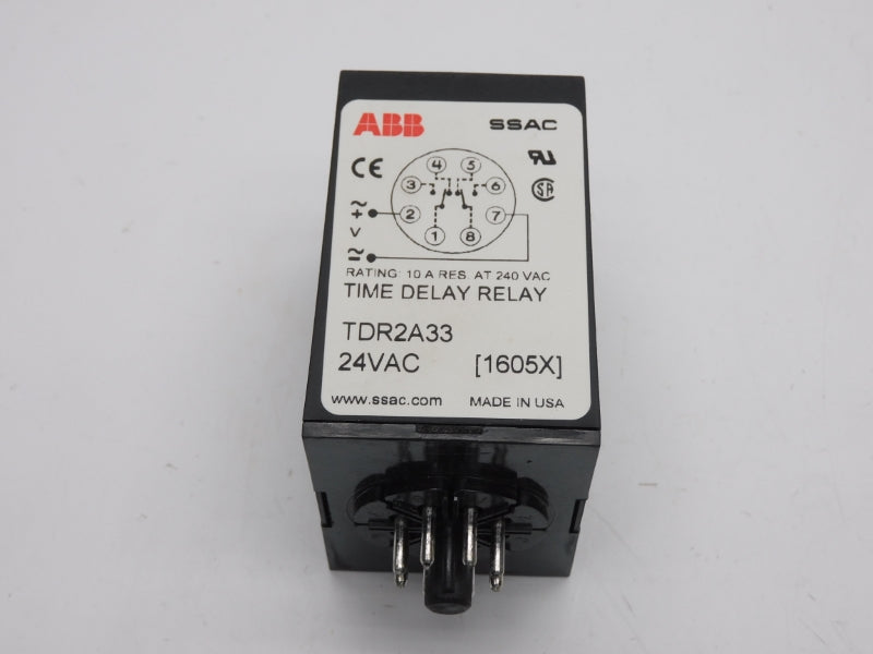 ABB TDR2A33 24VAC 10A UNMP