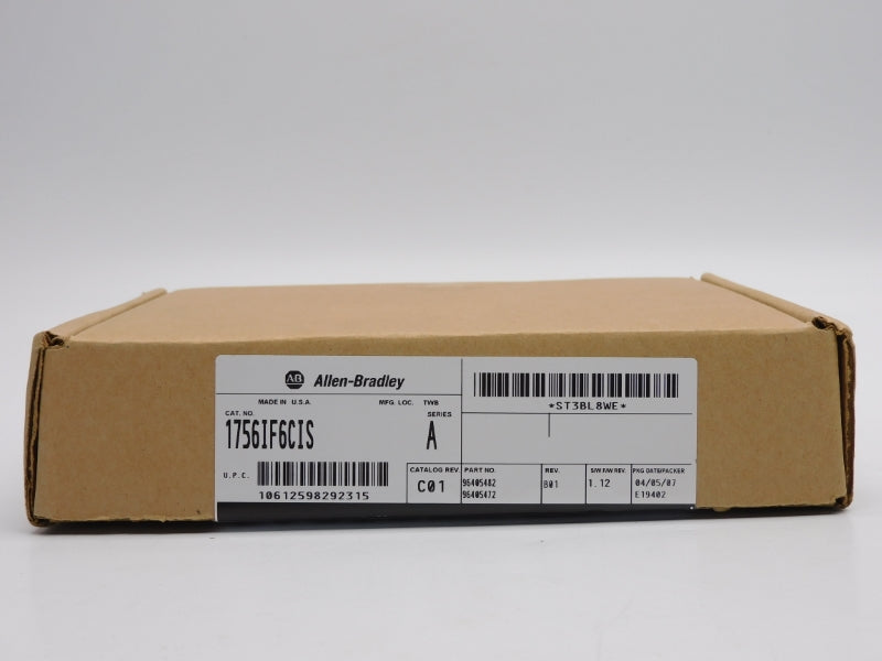 ALLEN BRADLEY 1756-IF6CIS SER. A F/W 1.12 DATE: 2007 NSFS
