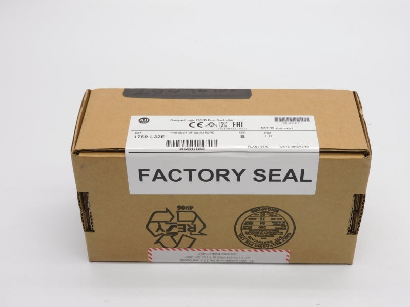ALLEN BRADLEY 1769-L32E SER. B F/W 1.17 DATE: 2015 NSFS
