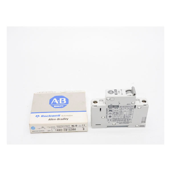 ALLEN BRADLEY 1492-CB1G300 SER. B 277VAC 30A (GY/BL) NSMP