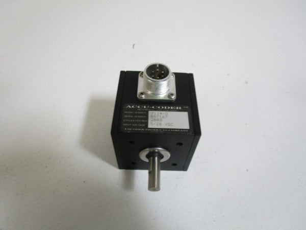 ACCU-CODER INCREMENTAL SHAFT ENCODER 711-2000-O-IND12-6-S-S-Y  NSMP
