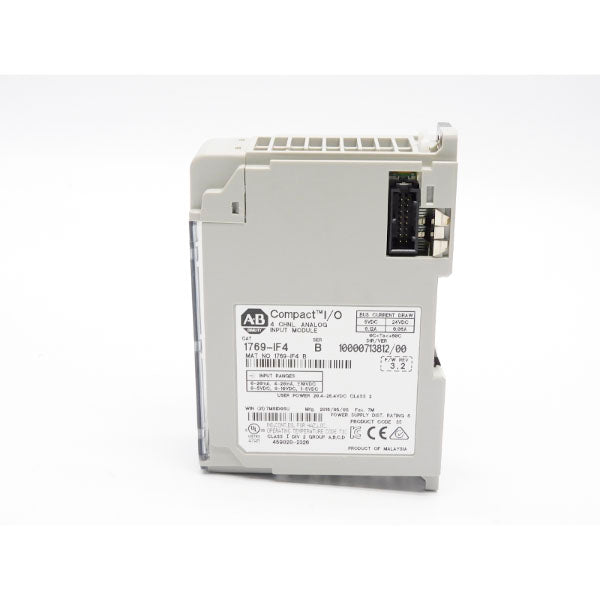 ALLEN BRADLEY 1769-IF4 SER. B F/W 3.2 24VDC 0.006A NSNP