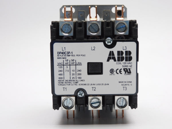 ABB DP40C3P-1 120VAC 40A NSNP