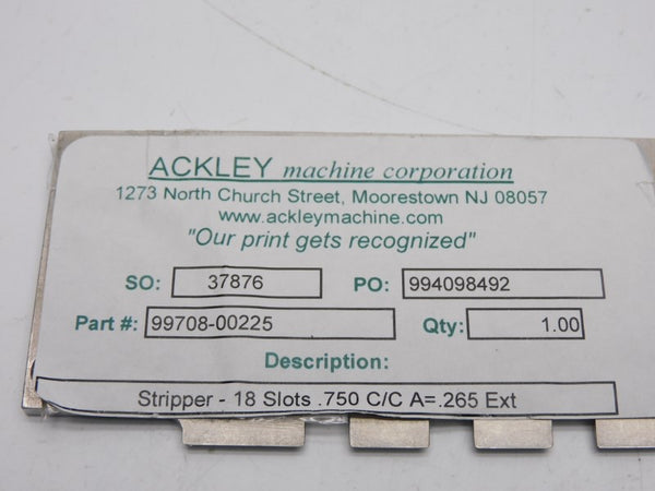 ACKLEY 99708-00225 NSNP